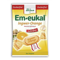 Slika Dr. Soldan Em-Eukal Ingver in pomaranča trdi bonboni, 75 g