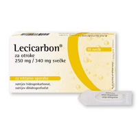 Slika Lecicarbon 250 mg/ 340 mg svečke za otroke, 10 svečk