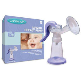 Slika Lansinoh ročna črpalka za iztiskanje mleka, 1 set