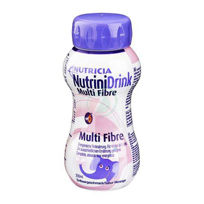 Slika NutriniDrink Multi Fibre z okusom jagode, 200 mL