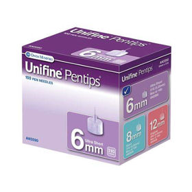 Slika Unifine Pentips 6 mm Ultra Soft igle za vbrizgavanje inzulina, 100 igel