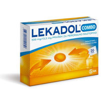 Slika Lekadol Combo prašek za peroralno raztopino, 20 vrečk