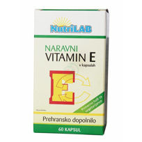 Slika Nutrilab naravni vitamin E, 60 kapsul