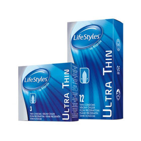 Slika LifeStyles Skyn Ultra Thin tanki kondomi, 12 kondomov