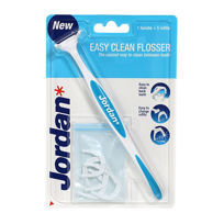 Slika Jordan Easy Clean Flosser nitka na držalu, 1 držalo in 6 lokov
