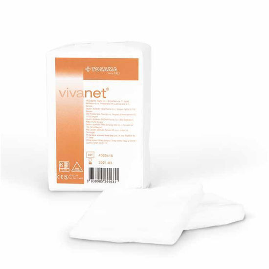 Vivanet komprese (nesterilne) - 7,5x7,5cm 100 kom