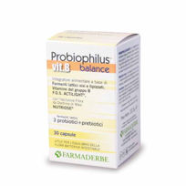 Slika Farmaderbe Probiophilus Balance vitamin B, 30 kapsul