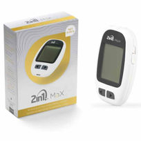 Slika 2in1. MaX merilec krvne glukoze, 1 set