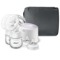 Slika Avent udobna dvojna elektronska prsna črpalka, 1 set