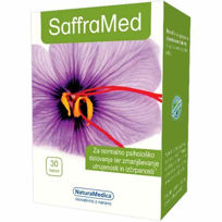 Slika SaffraMed za čustveno ravnovesje, 30 kapsul