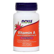 Slika Now vitamin A, 100 kapsul
