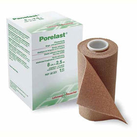Slika Porelast kratkoelastični terapevtski fiksni povoj 10 cm x 2,5 m