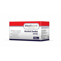Slika Mediblink M140 alkoholni robčki, 100 robčkov