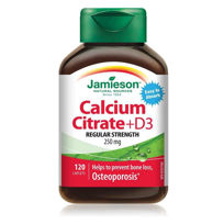 Slika Jamieson kalcijev citrat z vitaminom D3, 120 tablet