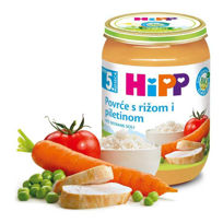 Slika Hipp zelenjava z rižem in piščančjim mesom, 190 g