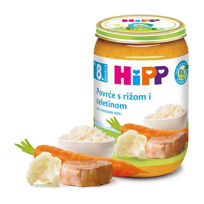 Slika Hipp zelenjava z rižem in bio-teletino, 220 g
