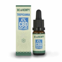Slika Be-Hempy TropiCanna 400 mg kapljice s kokosovim oljem, 10 mL