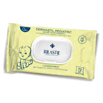 Slika Rilastil Dermastil Pediatric robčki za čiščenje in pomirjanje kože, 72 robčkov