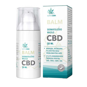 Slika AlphaCBD Balm dermatološko mazilo, 30 mL
