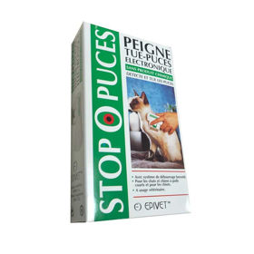 Slika Bolhostop (Flea Zapper) elektronski glavnik proti bolham za hišne ljubljenčke