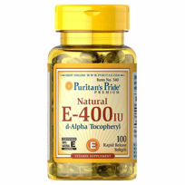 Slika Puritan's Pride Naravni Vitamin E 400, 100 mehkih kapsul