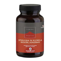 Slika TerraNova Spirulina in Klorela, 50 kapsul