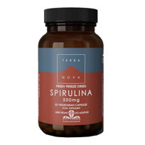 Slika TerraNova spirulina 500 mg, 50 kapsul