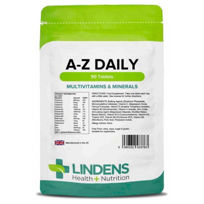 Slika Lindens Multivitamini in minerali A-Z za vsak dan, 90 tablet