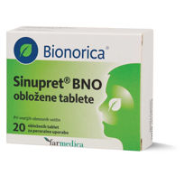Slika Sinupret BNO obložene tablete, 20 tablet