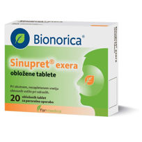 Slika Sinupret Exera, 20 ali 40 obloženih tablet