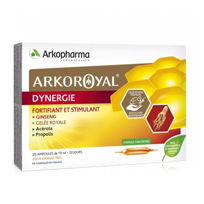 Slika Arkoroyal Dynergie matični mleček, acerola in propolis - ampule, 20 x 10 mL