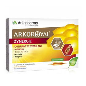 Slika Arkoroyal Dynergie matični mleček, acerola in propolis - ampule, 20 x 10 mL