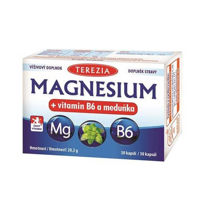 Slika Terezia Magnezij iz morskih alg + B6  in melisa, 30 kapsul