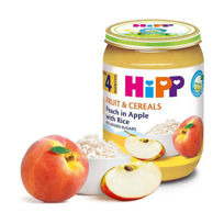 Slika HiPP sadje in žita Jabolko, breskev in riž, 190 g