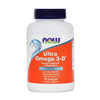 Slika Now Ultra Omega 3-D, 90 mehkih kapsul