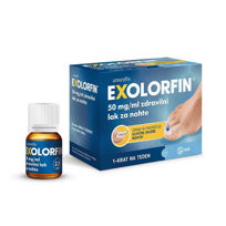 Slika Exolorfin 50 mg/mL lak za nohte, 2.5 mL
