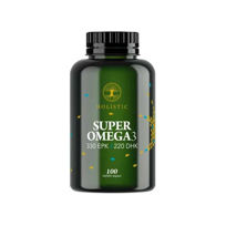 Slika Holistic Super Omega 3, 100 mehkih kapsul
