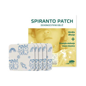 Slika Spiranto Patch dekongestivni obliž za otroke 5x5 cm, 5 obližev