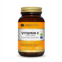 Slika VONpharma C vitamin + cink + šipek, 90 bombonov