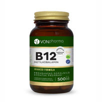 Slika VONpharma B12 vitamin metilkobalamin, 500 podjezičnih tablet