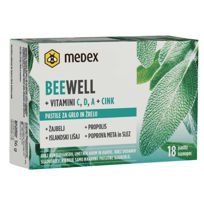 Slika BEEWELL žajbelj & islandski lišaj, 18 pastil