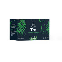 Slika T FIT črni čaj s konopljo, 25 filter vrečk
