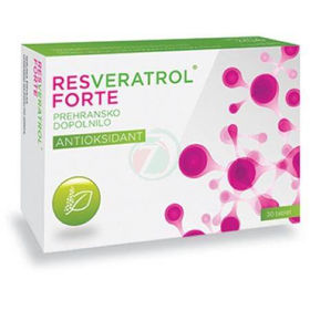 Slika Resveratrol Forte, Količina: 30 tablet