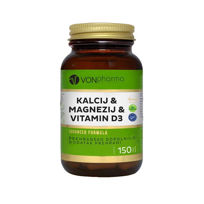 Slika VONpharma Kalcij, Magnezij in D vitamin, 150 tablet