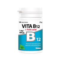 Slika Vita B12 + folna kislina, 100 tablet