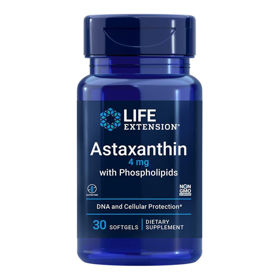 Slika LifeExtension Astaksantin s fosfolipidi, 30 mehkih kapsul