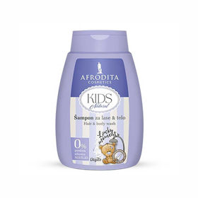Slika Afrodita Kids Natural šampon za lase & telo, 200 mL