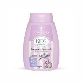 Slika Afrodita Kids Natural šampon za lase & telo + balzam, 200 mL