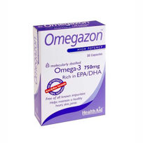 Slika HealthAid Omegazon Omega-3 maščobne kisline, 60 kapsul
