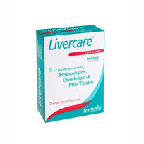 Slika HealthAid Livercare skrb za jetra, 60 tablet